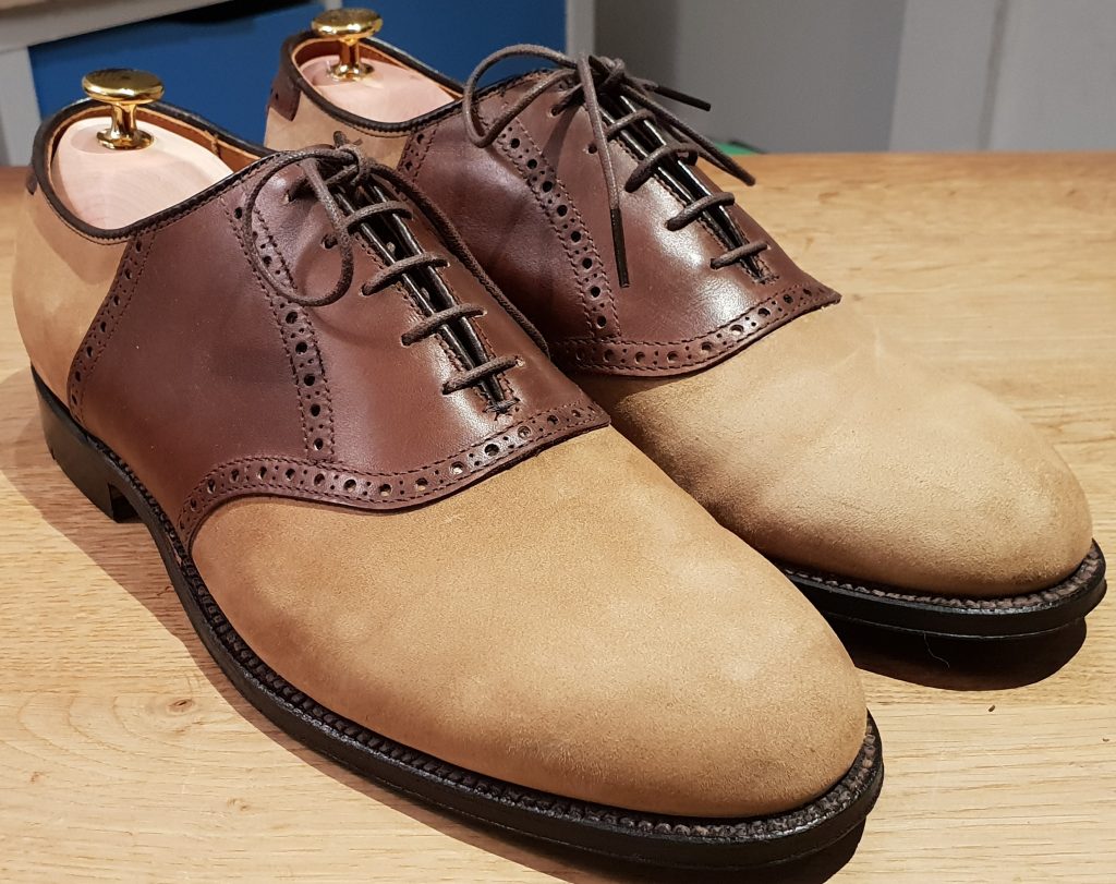 Herrenschuhe: Alden, Saddle Shoes, 9/43 - RARITÄT