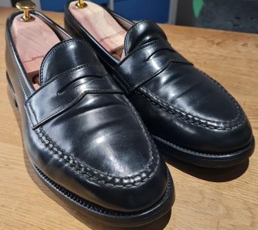 Herrenschuhe: ALDEN,U.S.A, Loafer, 10/44